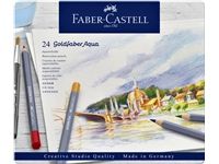 Een Kleurpotloden Faber-Castell Goldfaber aquarel assorti blik à 24 stuks koop je bij VHK Kantoorartikelen