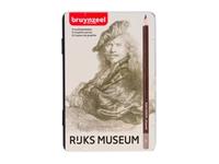 Grafietpotlood Bruynzeel Rijksmuseum Rembrandt set á 12 breedtes grijs