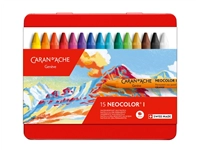 Een Waskrijt Caran d'Ache neocolor-I 15 stuks assorti koop je bij Hoekmankantoorartikelen.nl