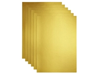 Een Kopieerpapier Papicolor A4 300gr 3 vel metallic goud koop je bij Hoekmankantoorartikelen.nl