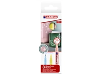 Een Viltstift edding 751 lakmarker rond 1-2mm pastel assorti set à 3 stuks koop je bij VHK Kantoorartikelen