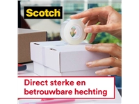 Een Plakband Scotch Crystal 600 19mmx25m transparant + handdispenser koop je bij Hoekmankantoorartikelen.nl