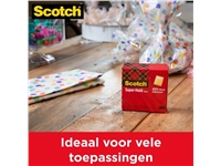 Een Plakband Scotch 700 Super Hold 19mmx25.4m transparant koop je bij Hoekmankantoorartikelen.nl