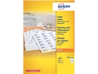 Een Etiket Avery DP144 105x42mm wit 1400stuks koop je bij VHK Kantoorartikelen