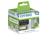 Een Etiket Dymo LabelWriter multifunctioneel 38x190mm 1 rol á 110 stuks wit koop je bij Hoekmankantoorartikelen.nl