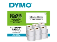 Een Etiket Dymo LabelWriter multifunctioneel 32x57mm 12 rollen á 1000 stuks wit koop je bij VHK Kantoorartikelen