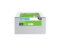 Een Labeltape Dymo LabelManager D1 polyester 19mm zwart op wit 10 stuks koop je bij Hoekmankantoorartikelen.nl