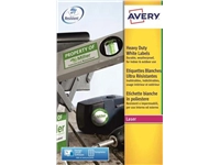 Een Etiket Avery L7060-20 63.5x38.1mm polyester wit 420stuks koop je bij VHK Kantoorartikelen