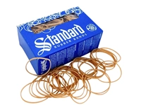 Een Elastiek Standard Rubber Bands 22 100x1.5mm 500gr 1330 stuks bruin koop je bij VHK Kantoorartikelen