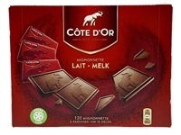 Een Chocolade Cote d'Or mignonnette melk 120x10 gram koop je bij VHK Kantoorartikelen