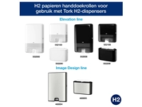 Een Handdoek Tork Xpress H2 multifold en 2-laags wit 100297 koop je bij VHK Kantoorartikelen