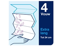 Een Handdoek Tork Xpress H2 multifold en 2-laags wit 100297 koop je bij VHK Kantoorartikelen