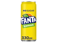 Een Frisdrank Fanta lemon zero blik 330ml koop je bij VHK Kantoorartikelen