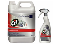 Een Sanitairreiniger Cif Professional spray 750ml koop je bij VHK Kantoorartikelen