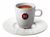 Een Schotel Douwe Egberts espresso wit 12 stuks koop je bij Hoekmankantoorartikelen.nl