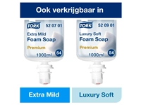 Een Handzeep Tork S4 foam mild geparfumeerd 1000ml 520501 koop je bij VHK Kantoorartikelen