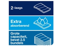 Een Handdoek Tork Xpress H2 multifold Premium 2-laags wit 100289 koop je bij VHK Kantoorartikelen