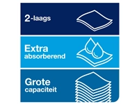 Een Handdoekrol Tork Matic H1 premium 100m 2 laags wit 290016 koop je bij VHK Kantoorartikelen