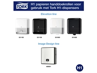 Een Handdoekrol Tork Matic H1 advanced 2-laags scheurbestendig 150m wit 290067 koop je bij VHK Kantoorartikelen