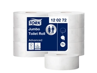 Een Toiletpapier Tork Jumbo T1 advanced 2-laags 360m wit 120272 koop je bij VHK Kantoorartikelen