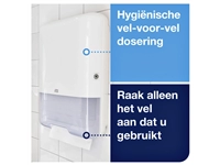 Een Handdoekdispenser Tork H3 Elevation C-vouw en Z-vouw wit 553000 koop je bij VHK Kantoorartikelen