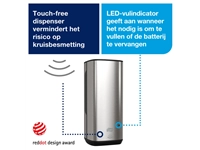 Een Zeepdispenser Tork image lijn S4 Intuition Sensor rvs 460009 koop je bij VHK Kantoorartikelen