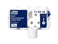 Een Toiletpapier Tork T4 traditioneel premium 3-laags 250 vel wit 110316 koop je bij VHK Kantoorartikelen