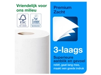 Een Toiletpapier Tork T4 traditioneel premium 3-laags 250 vel wit 110316 koop je bij VHK Kantoorartikelen