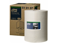 Een Reiningingsdoek Tork W1 herbruikbaar nonwoven 400 vel wit 510137 koop je bij VHK Kantoorartikelen