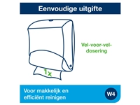 Een Reinigingsdoekdispenser Tork W4 Performance wandmontage zwart/rood 654008 koop je bij VHK Kantoorartikelen