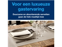 Een Dinnerservetten Tork Premium LinStyle® 1-laags 50 stuks wit 478711 koop je bij Hoekmankantoorartikelen.nl