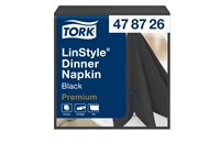 Een Dinnerservetten Tork LinStyle 1/4-vouw 1-laags 50 stuks zwart 478726 koop je bij Hoekmankantoorartikelen.nl