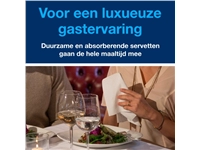 Een Dinnerservetten Tork Premium LinStyle® 1/8 gevouwen 1-laags 50 stuks wit 478145 koop je bij Hoekmankantoorartikelen.nl