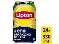 Een Frisdrank Lipton Ice Tea sparkling zero blik 330ml koop je bij VHK Kantoorartikelen