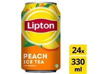 Een Frisdrank Lipton Ice Tea peach blik 330ml koop je bij VHK Kantoorartikelen