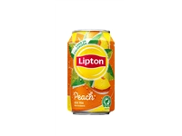 Een Frisdrank Lipton Ice Tea peach blik 330ml koop je bij VHK Kantoorartikelen