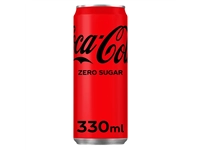 Een Frisdrank Coca Cola zero blik 330ml koop je bij VHK Kantoorartikelen