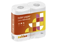 Een Toiletpapier Satino Smart MT1 2-laags 200vel wit 062420 koop je bij VHK Kantoorartikelen