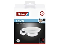 Een Zeephouder tesa® Smooz hoogglans verchroomd metaal zelfklevend koop je bij Hoekmankantoorartikelen.nl