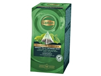 Een Thee Lipton Exclusive groene thee munt 25x2gr koop je bij VHK Kantoorartikelen