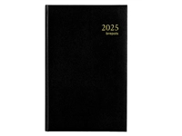 Een Agenda 2025 Brepols Saturnus Luxe 1dag/1pagina zwart koop je bij Hoekmankantoorartikelen.nl