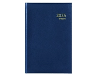 Een Agenda 2025 Brepols Saturnus Luxe 1dag/1pagina blauw koop je bij Hoekmankantoorartikelen.nl