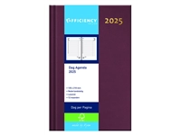 Een Agenda 2025 Ryam Efficiency Baladek 1dag/1pagina bordeaux koop je bij Hoekmankantoorartikelen.nl