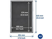 Een Kliklijst Europel A2 25mm koop je bij VHK Kantoorartikelen