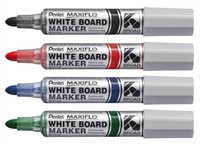 Een Viltstift Pentel MWL5M Maxiflo whiteboard rond 3mm groen koop je bij VHK Kantoorartikelen