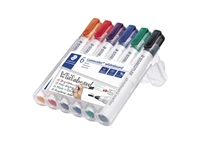 Een Viltstift Staedtler Lumocolor 351 whiteboard set à 6 stuks assorti koop je bij Hoekmankantoorartikelen.nl