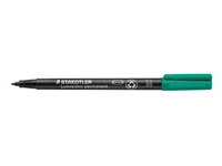 Een Viltstift Staedtler Lumocolor 317 permanent M groen koop je bij VHK Kantoorartikelen