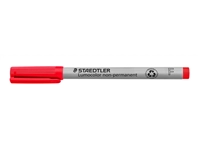 Een Viltstift Staedtler Lumocolor 316 non permanent F rood koop je bij VHK Kantoorartikelen