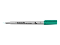 Een Viltstift Staedtler Lumocolor 316 non permanent F groen koop je bij VHK Kantoorartikelen