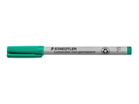 Een Viltstift Staedtler Lumocolor 316 non permanent F groen koop je bij VHK Kantoorartikelen